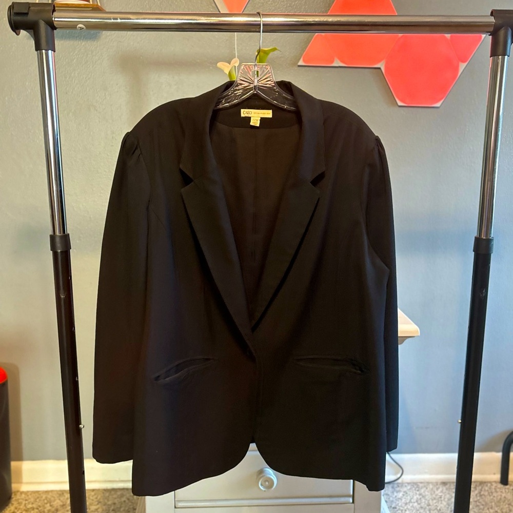 Cato Black Blazer size 22